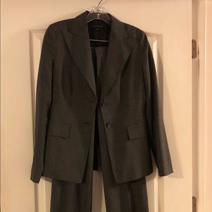 Banana Republic gray plaid suit size 4